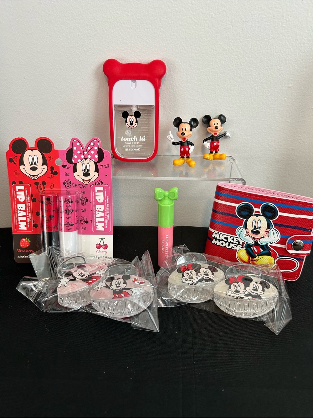 Mickey Mouse Kids Pink and Red Lip Balm & Accessories Set